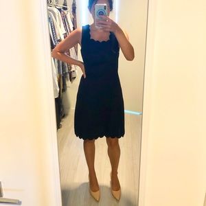 J. Crew Women’s Navy Scallop Dress Size 2